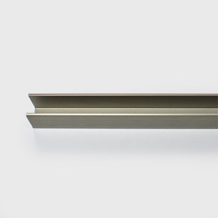 Brushed Nickel Channel Haynes Glass